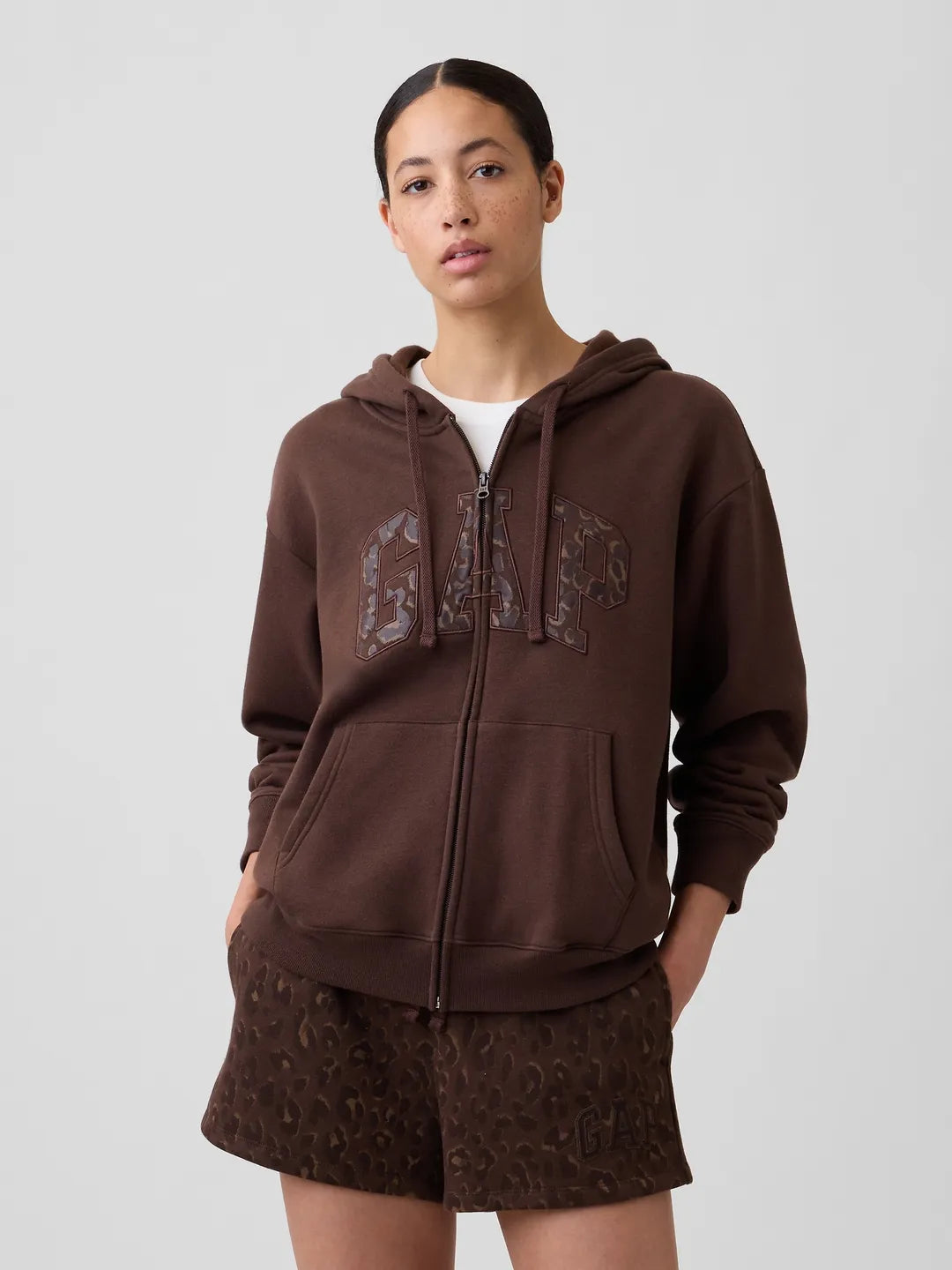 Leopard Print Hoodie