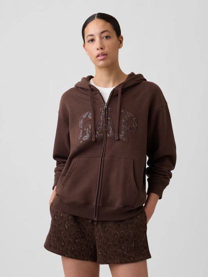 Leopard Print Hoodie