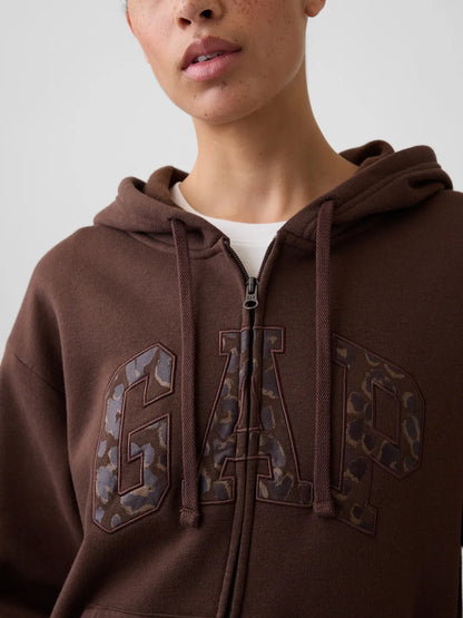 Leopard Print Hoodie